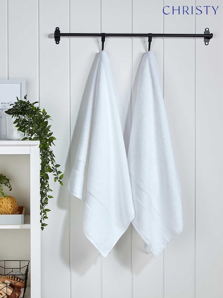 Christy White Supreme Hygro® - 650 GSM 100% Cotton Towel (151588) | £30 - £40