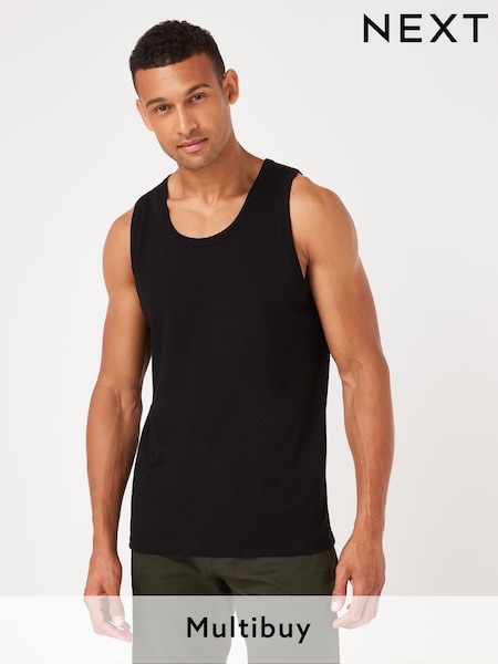 Black Regular Fit Vest (152166) | £8