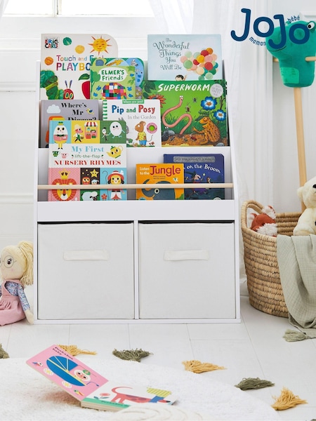 JoJo Maman Bébé Star Book & Toy Organiser with Canvas Storage (152535) | £130