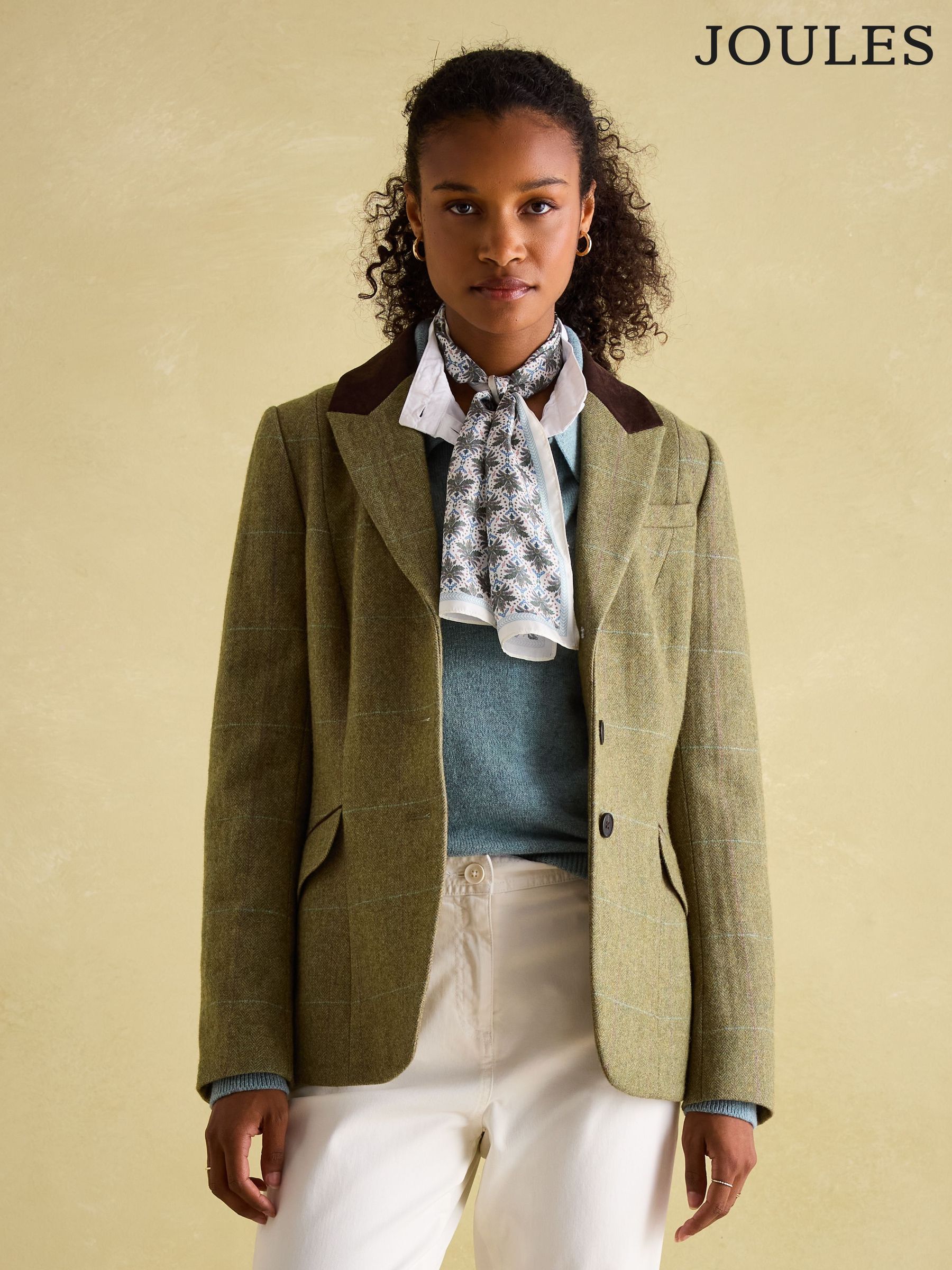 Women tweed knitted coat hotsell