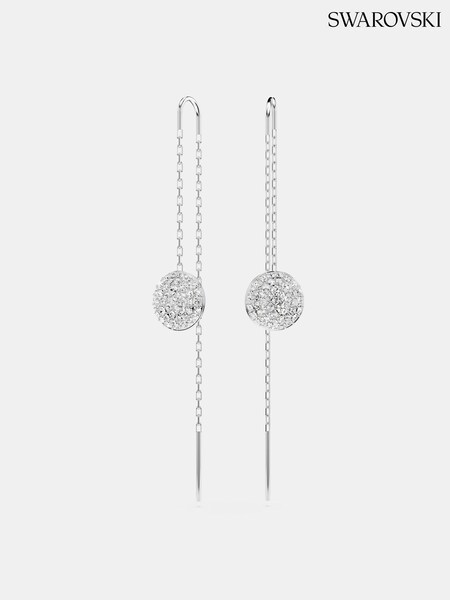 Swarovski Silver Tone Crystal Drop Earrings (153041) | £79