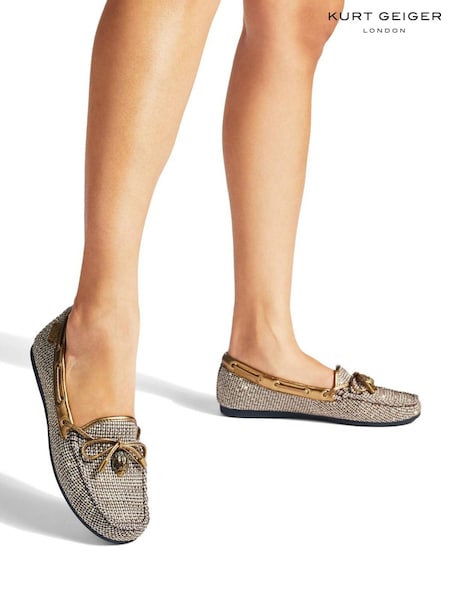 Kurt Geiger London Eagle Moccasin Leather Pumps (153232) | £139