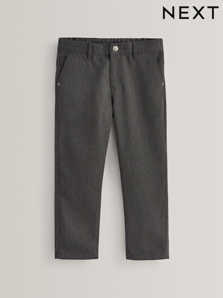 Grey Regular Waist School Jean Style Trousers (3-17yrs) (155063) | £8 - £16