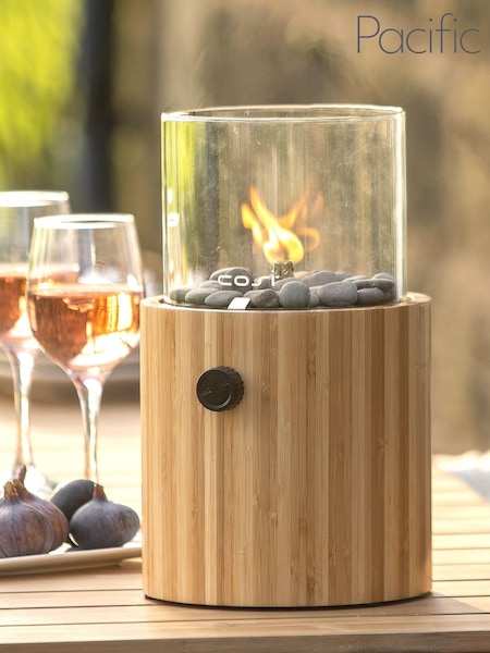 Pacific Natural Garden Cosiscoop Tabletopbamboo Viscose Fire Pit Lantern (155435) | £150