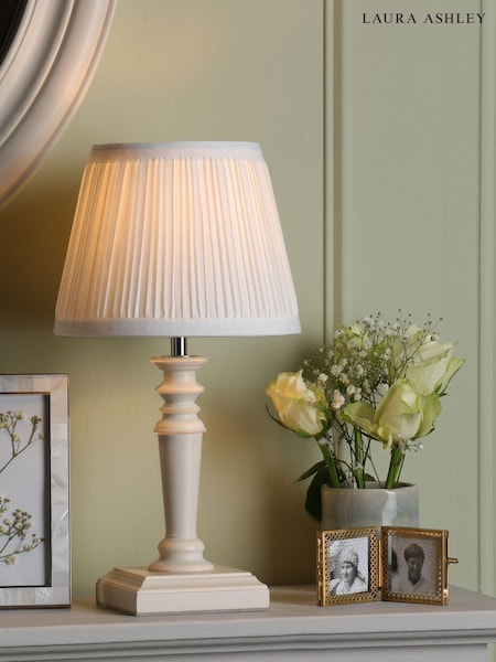 Laura Ashley Set of 2 White Tate Table Lamp (156382) | £80