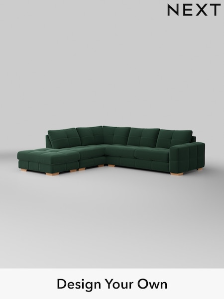 Plush Velvet Easy Clean/Bottle Green Brooke Deep Sit (156657) | £2,825