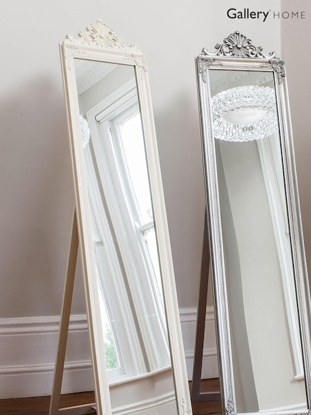 Gallery Home White Darley Cheval Mirror (157657) | £115