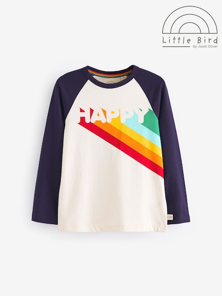 Little Bird by Jools Oliver Navy 100% Cotton Long Sleeved T-Shirt (157673) | £14 - £17