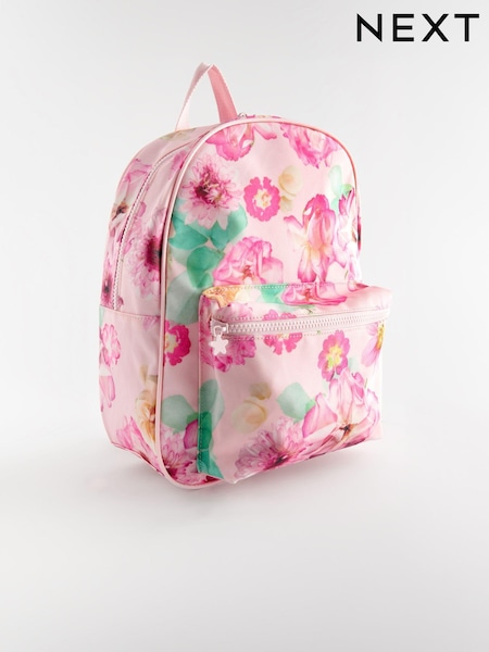 Pink Floral Backpack (158371) | £17