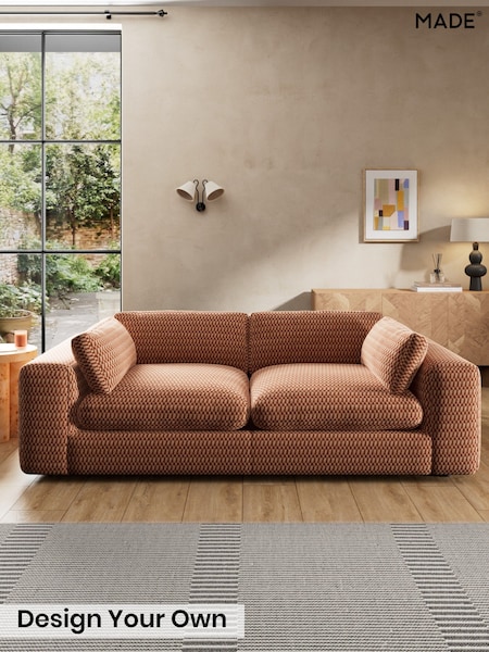Lanzo Plush Weave/Rust Orange - Alec By Made