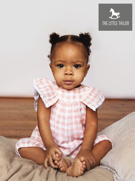 The Little Tailor Baby Muslin 100% Cotton Playsuit (158712) | £25