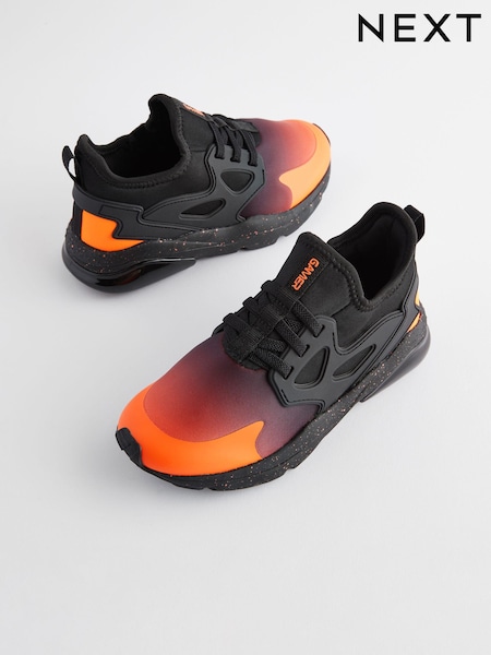 Orange/Black Pull On Trainers (159625) | £26 - £33