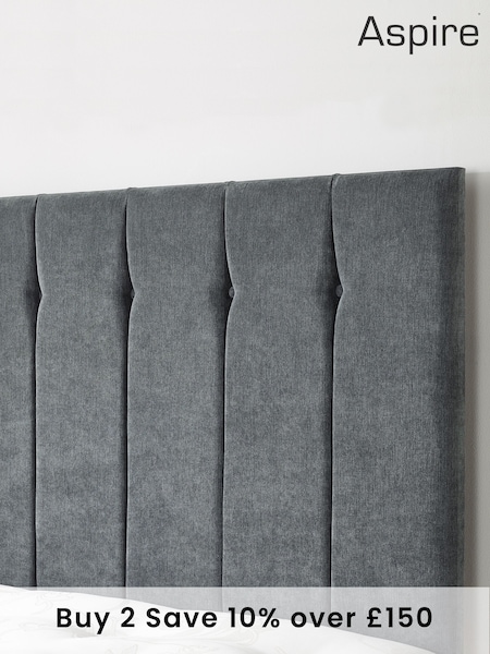 Aspire Furniture Granite Grey Amberley Headboard (161690) | £100 - £140
