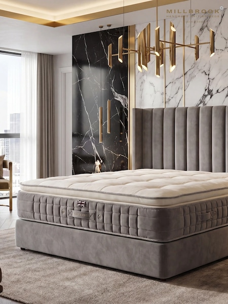 Millbrook Beds Exquisite Pillow Top 11000 Pocket Natural Mattress