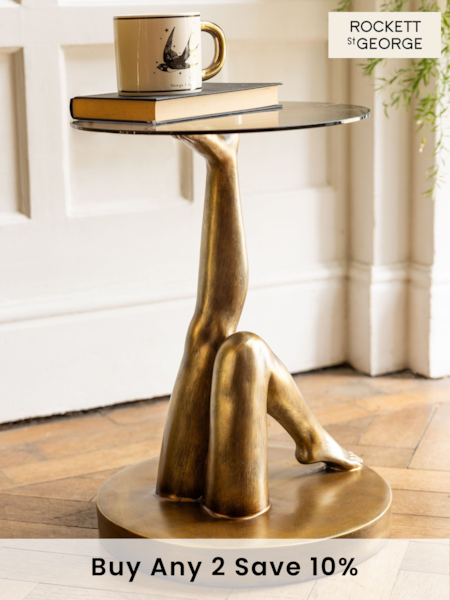 Rockett St George Gold Legs Side Table (161932) | £145