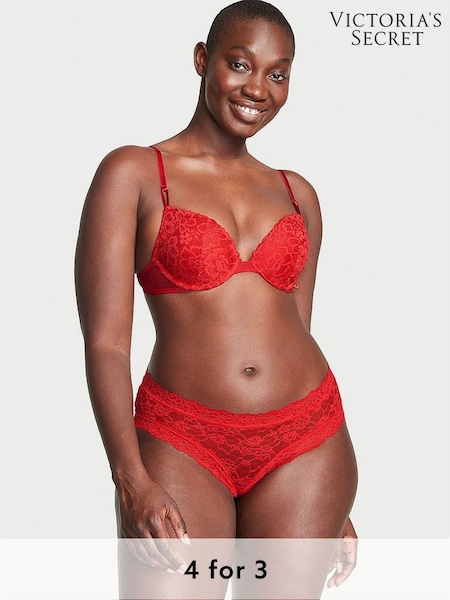 Victoria's Secret Lipstick Red Cheeky Knickers (162543) | £9