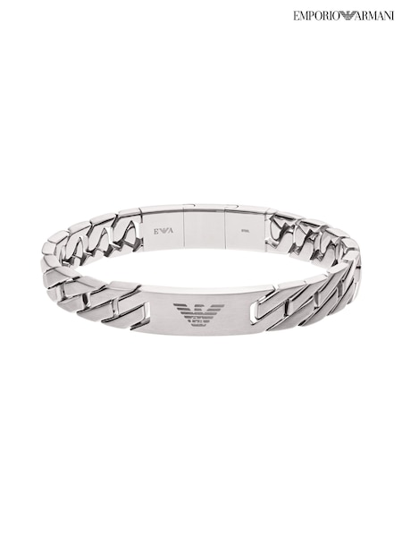 Silver Tone - Regular Emporio Armani Bracelet
