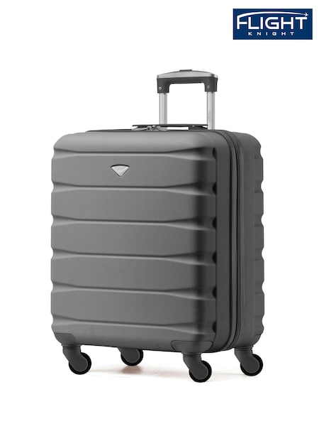 Flight Knight 56x45x25cm EasyJet Overhead 4 Wheel ABS Hard Case Cabin Carry On Hand Luggage (163899) | £50