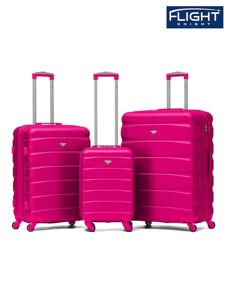 Flight Knight Hardcase Large Check in Suitcases and Cabin Case Set of 3 (165233) | £150