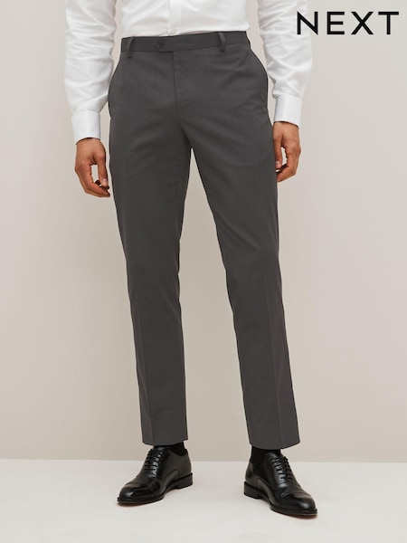 Charcoal Grey Slim Fit Suit Trousers (165460) | £35