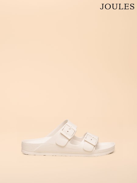 Joules Sunseeker White EVA Sliders (166937) | £18