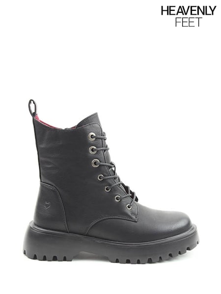 Heavenly Feet Ladies Krissy Vegan Friendly Mid Boots (167074) | £68