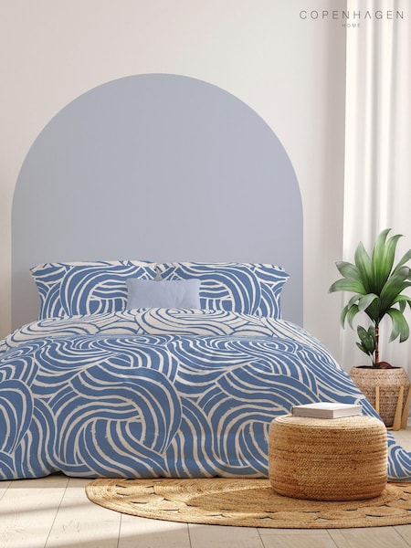 Copenhagen Home Blue Sofia Duvet Cover Set (167131) | £16 - £32