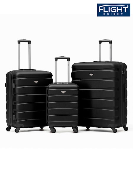 Flight Knight Hardcase Large Check in Suitcases and Cabin Case Set of 3 (168655) | £150