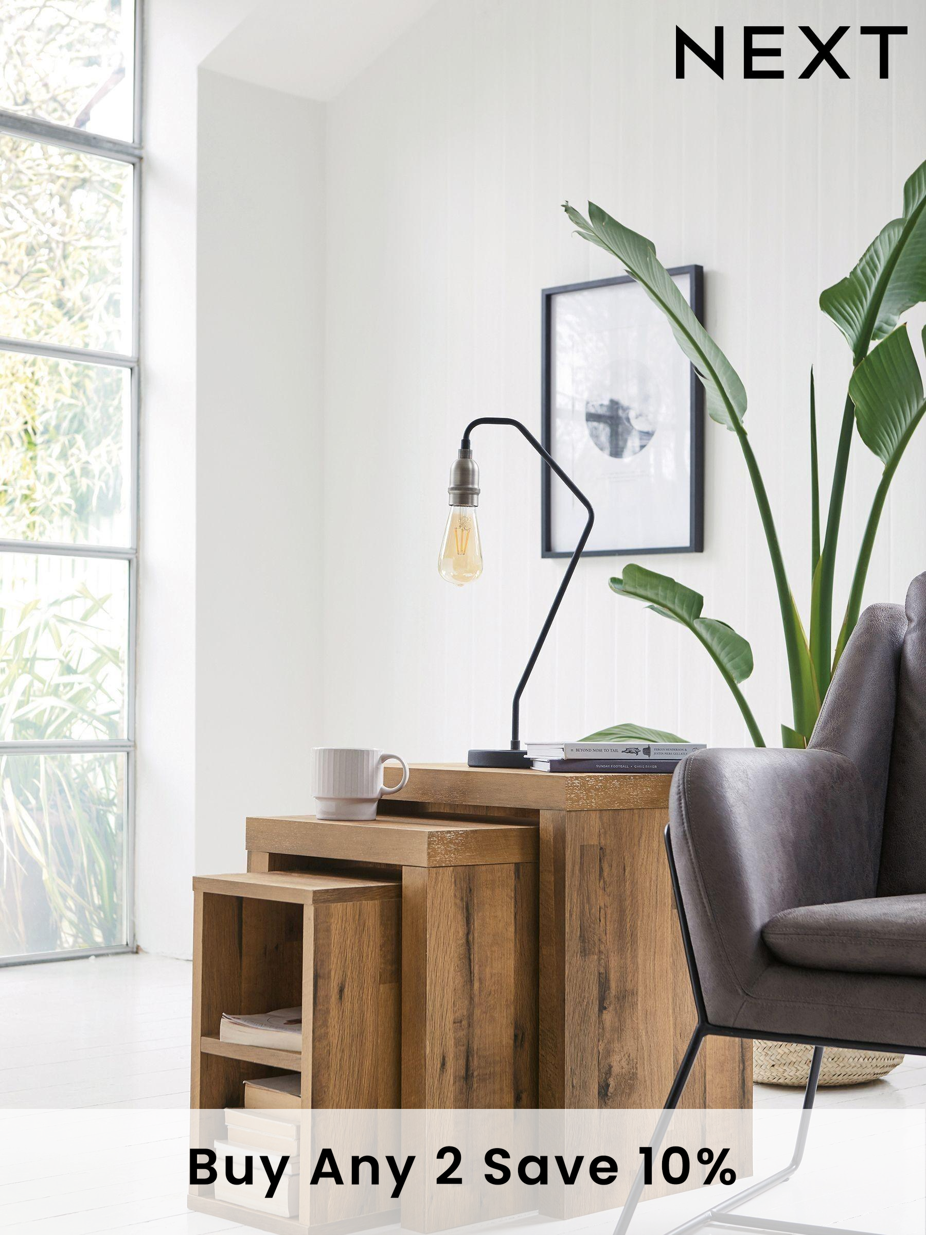 Buy Natural Nest Of 3 Bronx Wood Homeware Furniture Online TomilinoShops