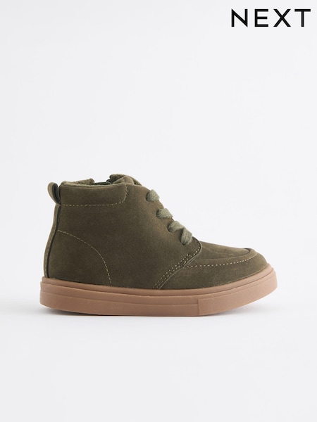 Green Standard Fit (F) Warm Lined Chukka Boots (168931) | £24 - £29