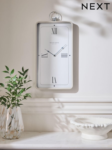 Grey Stone Brompton Wall Clock (169221) | £38