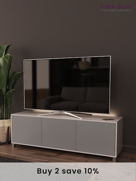 Frank Olsen Grey Smart LED TV Stand (170409) | £320