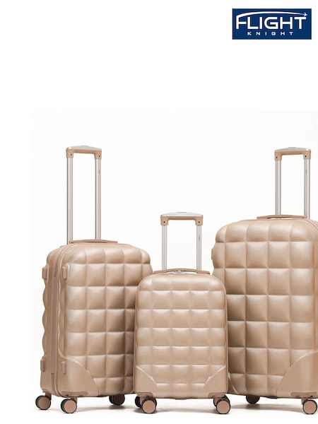 Flight Knight Hardcase Large Check in Suitcases and Cabin Case Set of 3 (170524) | £150