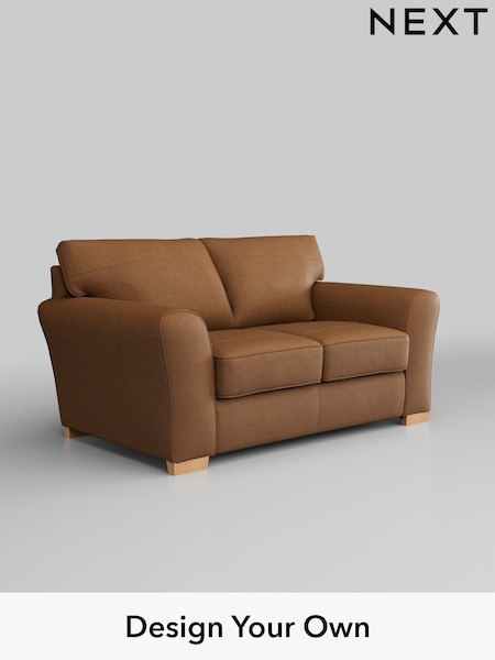 Antiqued Leather/Light Tan Brown Michigan Leather (171479) | £1,625