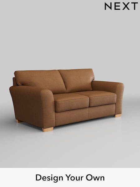 Antiqued Leather/Light Tan Brown Michigan Leather (171479) | £1,725