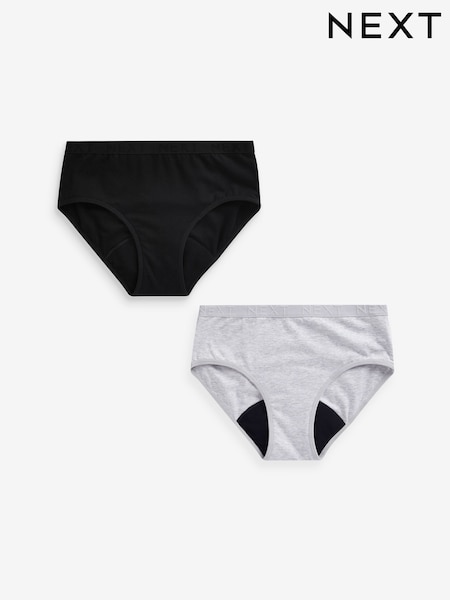 Monochrome Teen Light Flow Period Pants 2 Pack (7-16yrs) (171798) | £19 - £22