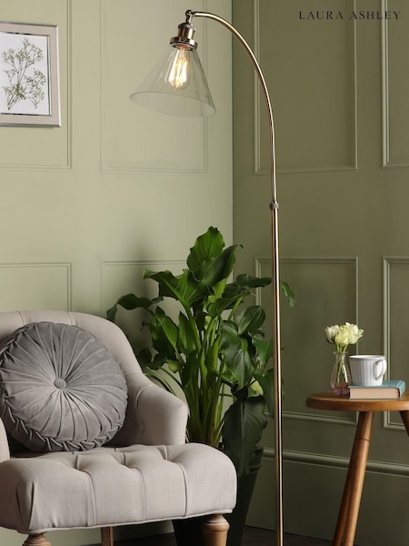 Laura Ashley Brass Isaac Floor Lamp (173242) | £160