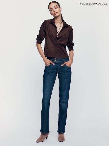 Blue - Anthropologie Pilcro Low-rise Bootcut Jeans