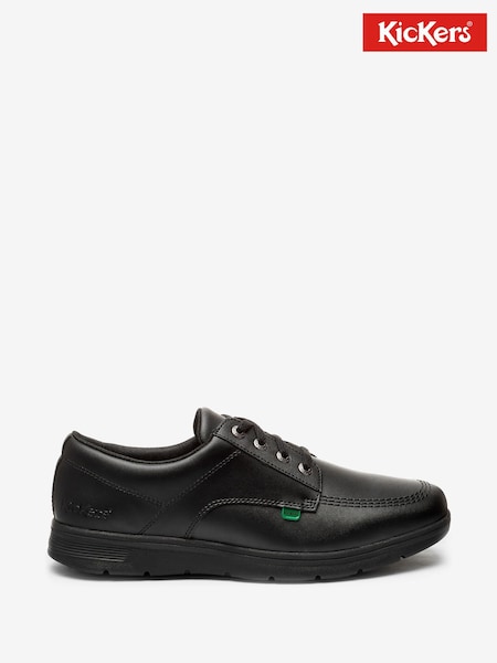 Kickers Black Kelland Lace Lo Leather Shoes (174853) | £75