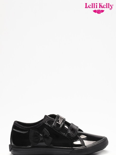 Lelli Kelly Black Hook and Loop Trainers (175156) | £34