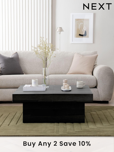 Black Bronx Storage Coffee Table (175401) | £299