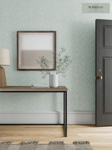 Morris & Co Blue Standen 10.05M Wallpaper (176067) | £88