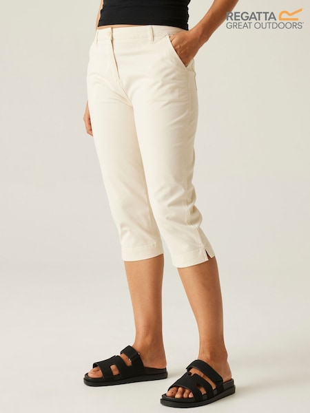 Regatta White Bayletta Capri Trousers (176710) | £39