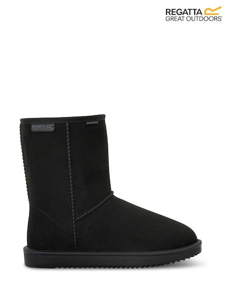 Regatta Black Risley Mid Waterproof Snow Boots (177057) | £35