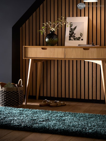 Origin Rug Collection. Forest Green Chicago Runner (177462) | £65
