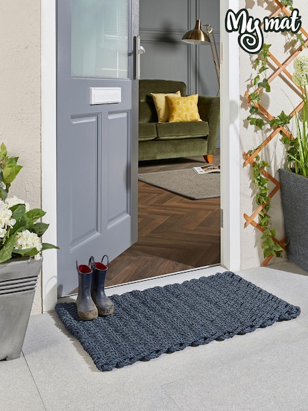 My Mat Blue Rope Outdoor Small Mat (177498) | £35