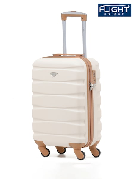 Flight Knight 55x35x20cm 4 Wheel ABS Hard Case Cabin Carry On Hand Luggage (177699) | £55