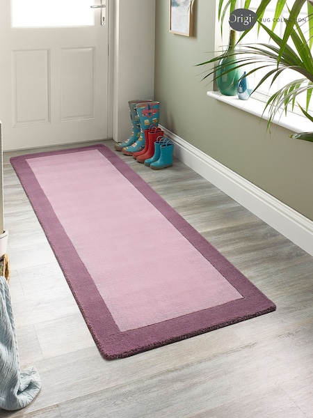 Origin Rug Collection. Mauve Runner (177716) | £90