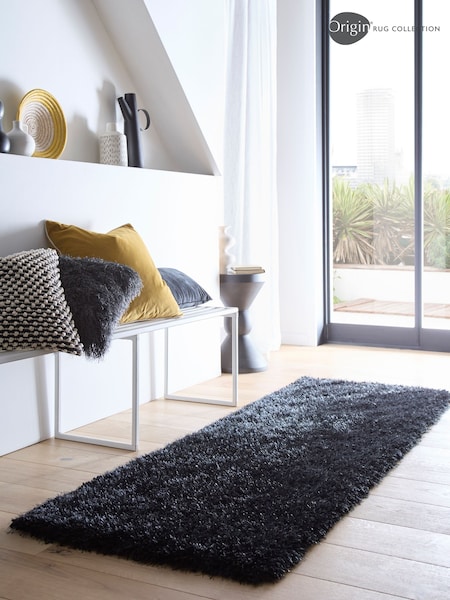 Origin Rug Collection. Black Chicago Runner (177727) | £65