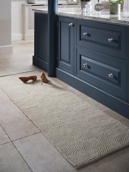 Origin Rug Collection. Natural Estelle Runner (179473) | £85